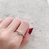 N°1 K18YG luxe diamond ring 0.7ct